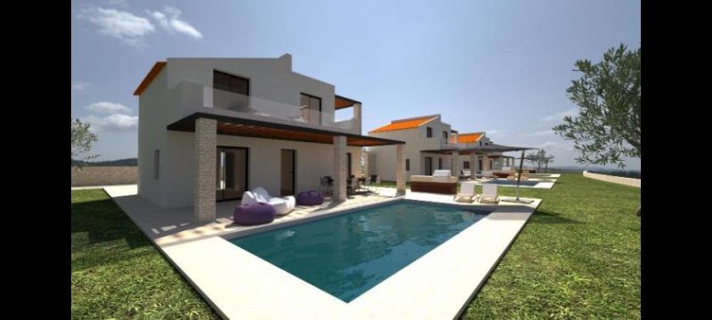 Maleme Kreta, Maleme: Ruhige zweistöckige Villa mit Meerblick zu verkaufen Haus kaufen